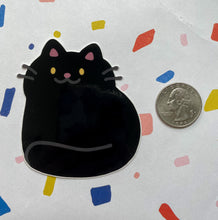 Load image into Gallery viewer, Blob cat vinyl sticker
