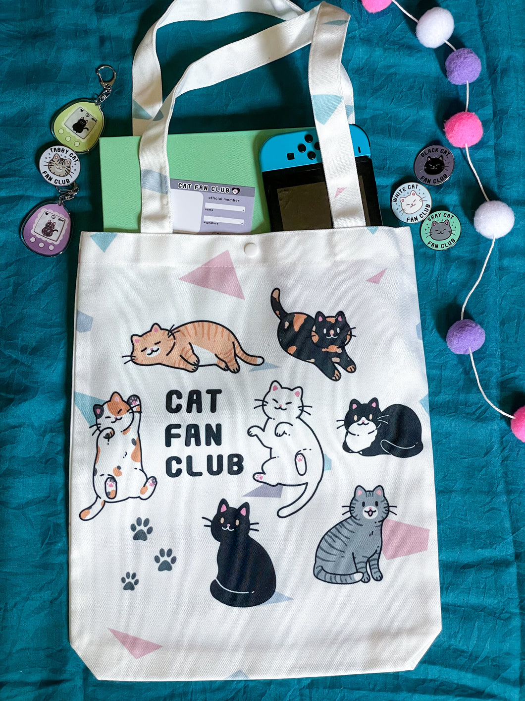 Cat Fan Club Tote Bag