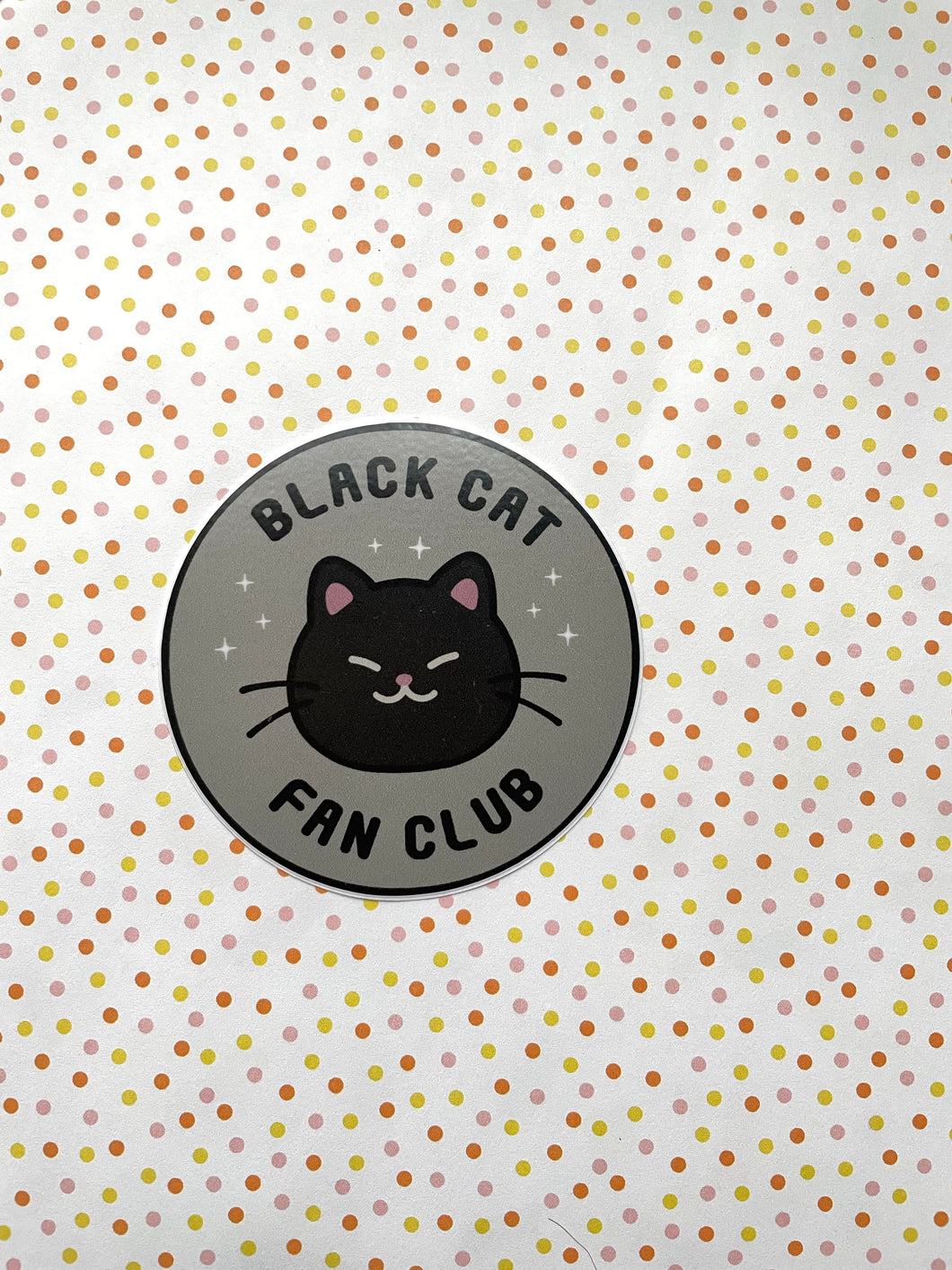 Cat Fan Club Vinyl Stickers