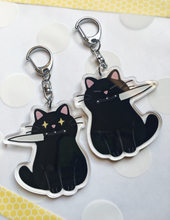 Load image into Gallery viewer, Knife Cat Acrylic Keychain
