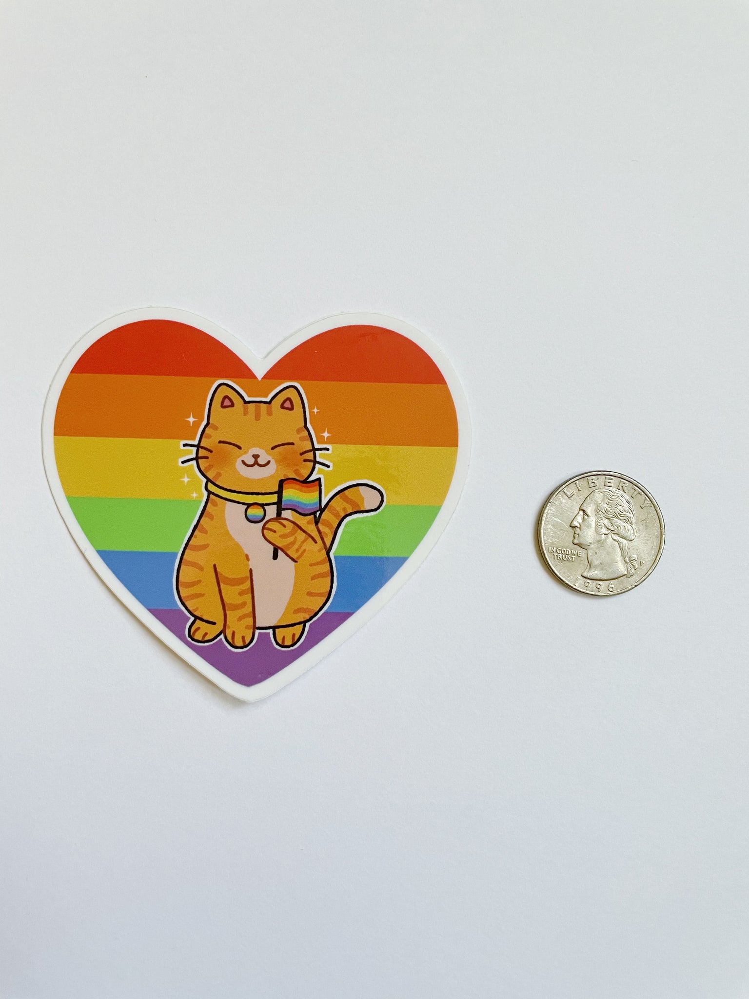 Pride cat vinyl stickers – mussyhead