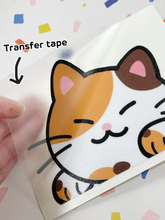 Load image into Gallery viewer, Crying Cat Peeker Sticker
